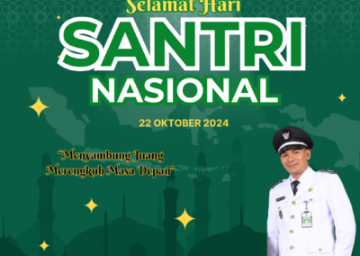 SELAMAT HARI SANTRI NASIONAL 22 OKTOBER 2024