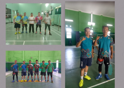PJ. KEPALA DESA TRITIH WETAN DAN KEPALA DUSUN KALIANGIN RAIH JUARA 2 KEJUARAAN BADMINTON TINGKAT KECAMATAN