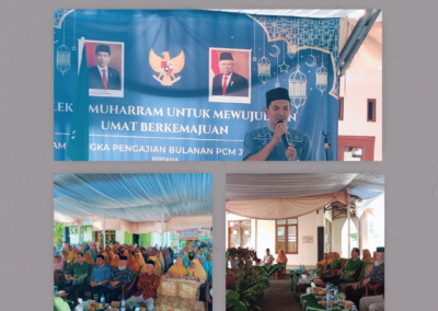 PJ KEPALA DESA TRITIH WETAN HADIRI PENGAJIAN RUTINAN PCM JERUKLEGI DI MASJID ITTIHADUL UMMAH