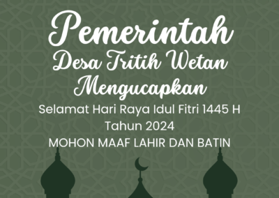 HARI IDUL FITRI 1445 H TAHUN 2024