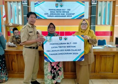 PENYALURAN BLT – DD BULAN 1 – 4 TAHUN 2024 DESA TRITIH WETAN