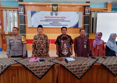 Musyawarah Desa Tritih Wetan: Evaluasi Realisasi Pelaksanaan APBDes dan Penyelenggaraan Pemerintah Desa Tahun Anggaran 2023