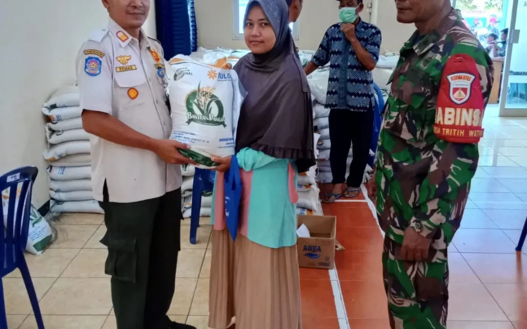 PEMBAGIAN BANTUAN BERAS CADANGAN PANGAN PEMERINTAH ALOKASI BULAN JUNI 2024