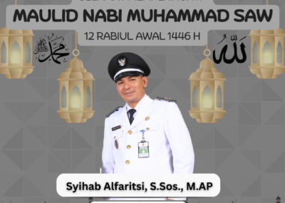 PEMERINTAH DESA TRITIH WETAN MENGUCAPKAN “SELAMAT MEMPERINGATI MAULID NABI MUHAMMAD SAW 12 RABIUL AWAL 1446 H”