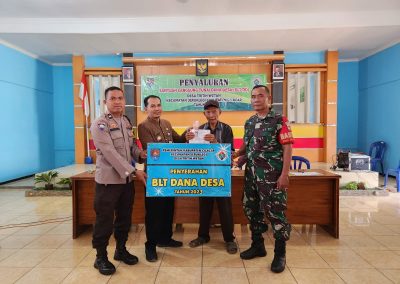 PENYALURAN BLT-DD DI DESA TRITIH WETAN KECAMATAN JERUKLEGI KABUPATEN CILACAP : DUKUNGAN NYATA UNTUK MASYARAKAT TERDAMPAK