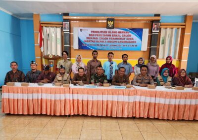 Penelitian Ulang Berkas dan Penetapan Bakal Calon Perangkat Desa Desa Tritih Wetan Formasi Kepala Dusun Candragopa Desa Tritih Wetan Kecamatan Jeruklegi Kabupaten Cilacap