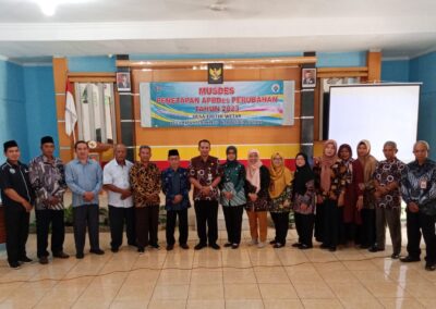MUSYAWARAH DESA PENETAPAN APBDES PERUBAHAN TAHUN 2023 DESA TRITIH WETAN: MENGGARAP PEMBANGUNAN SECARA AKUNTABEL