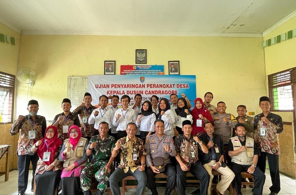 PELAKSANAAN UJIAN PENYARINGAN PERANGKAT DESA FORMASI KEPALA DUSUN CANDRAGOPA DESA TRITIH WETAN KECAMATAN JERUKLEGI KABUPATEN CILACAP