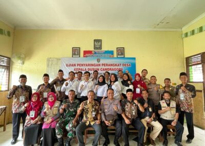 PELAKSANAAN UJIAN PENYARINGAN PERANGKAT DESA FORMASI KEPALA DUSUN CANDRAGOPA DESA TRITIH WETAN KECAMATAN JERUKLEGI KABUPATEN CILACAP