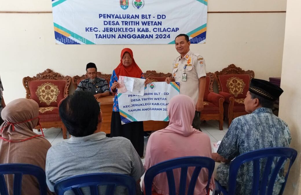 PENYALURAN BLT DD BULAN MEI DAN JUNI 2024 KEPADA 40 KPM SE – DESA TRITIH WETAN