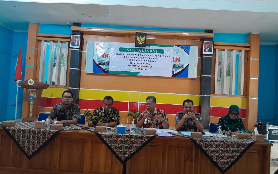 KEGIATAN INTENSIFIKASI PAJAK BUMI DAN BANGUNAN (PBB) DESA TRITIH WETAN