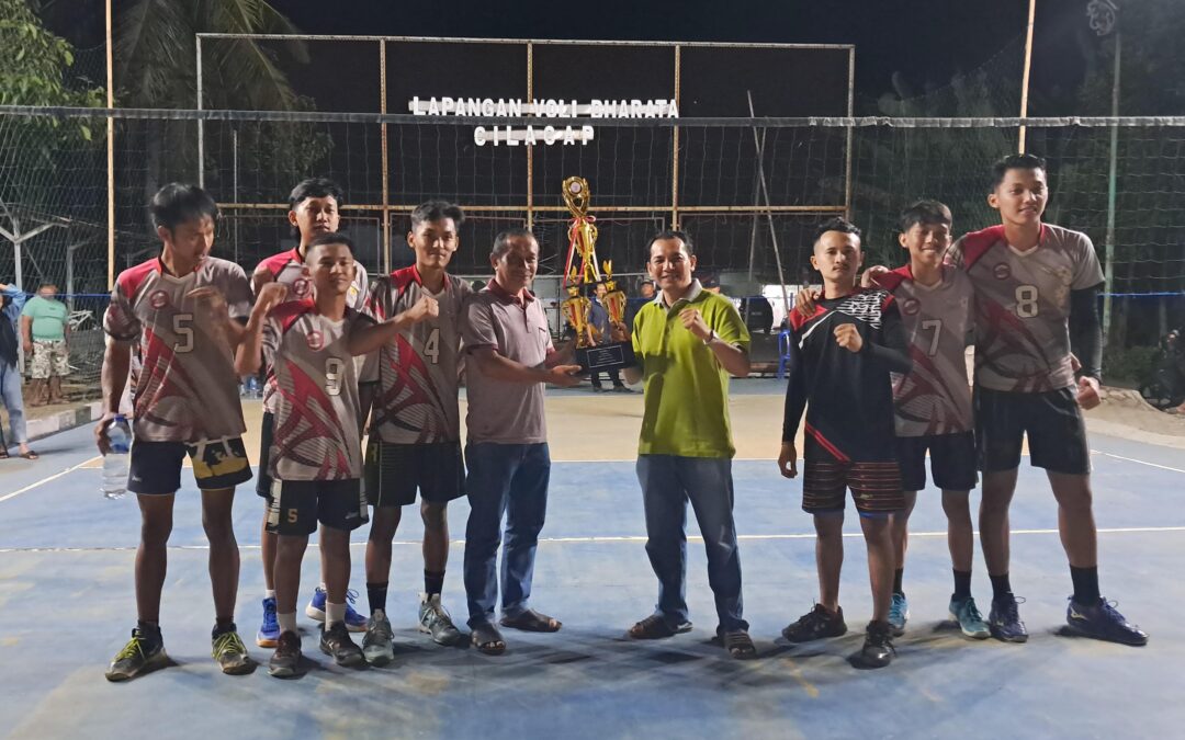 TIM BOLA VOLI DESA TRITIH WETAN RAIH JUARA 1 DI KEJUARAAN TINGKAT KECAMATAN