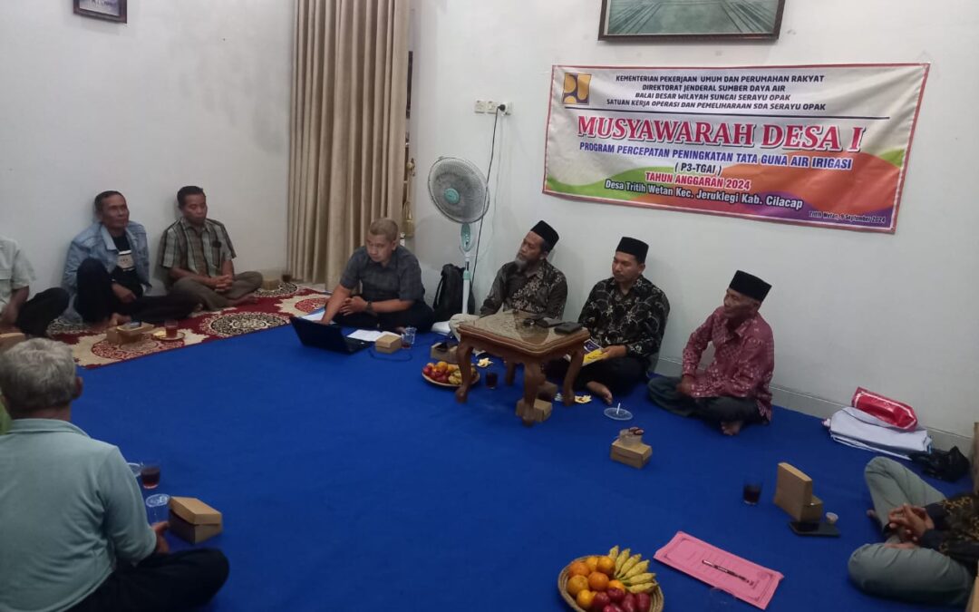 PJ KEPALA DESA TRITIH WETAN HADIRI PROGRAM P3-TGAI TAHUN ANGGARAN 2024 DI DUSUN CANDRAGOPA DESA TRITIH WETAN