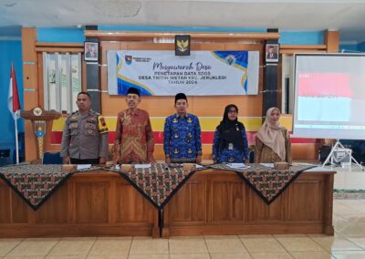 MUSYAWARAH DESA PENETAPAN DATA SDGS DESA TRITIH WETAN TAHUN 2024