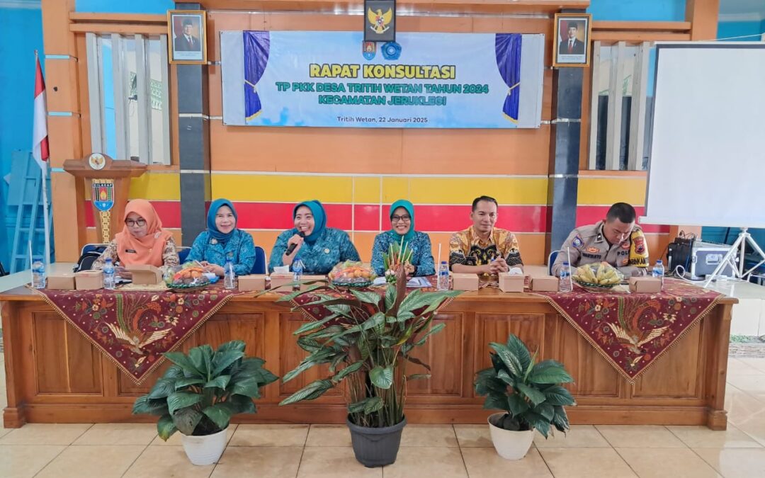 RAPAT KONSULTASI PKK DESA TRITIH WETAN TAHUN 2024