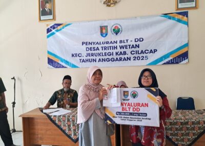 PENYALURAN BANTUAN LANGSUNG TUNAI DANA DESA (BLT-DD) BULAN AGUSTUS–OKTOBER TAHUN ANGGARAN 2025 DESA TRITIH WETAN