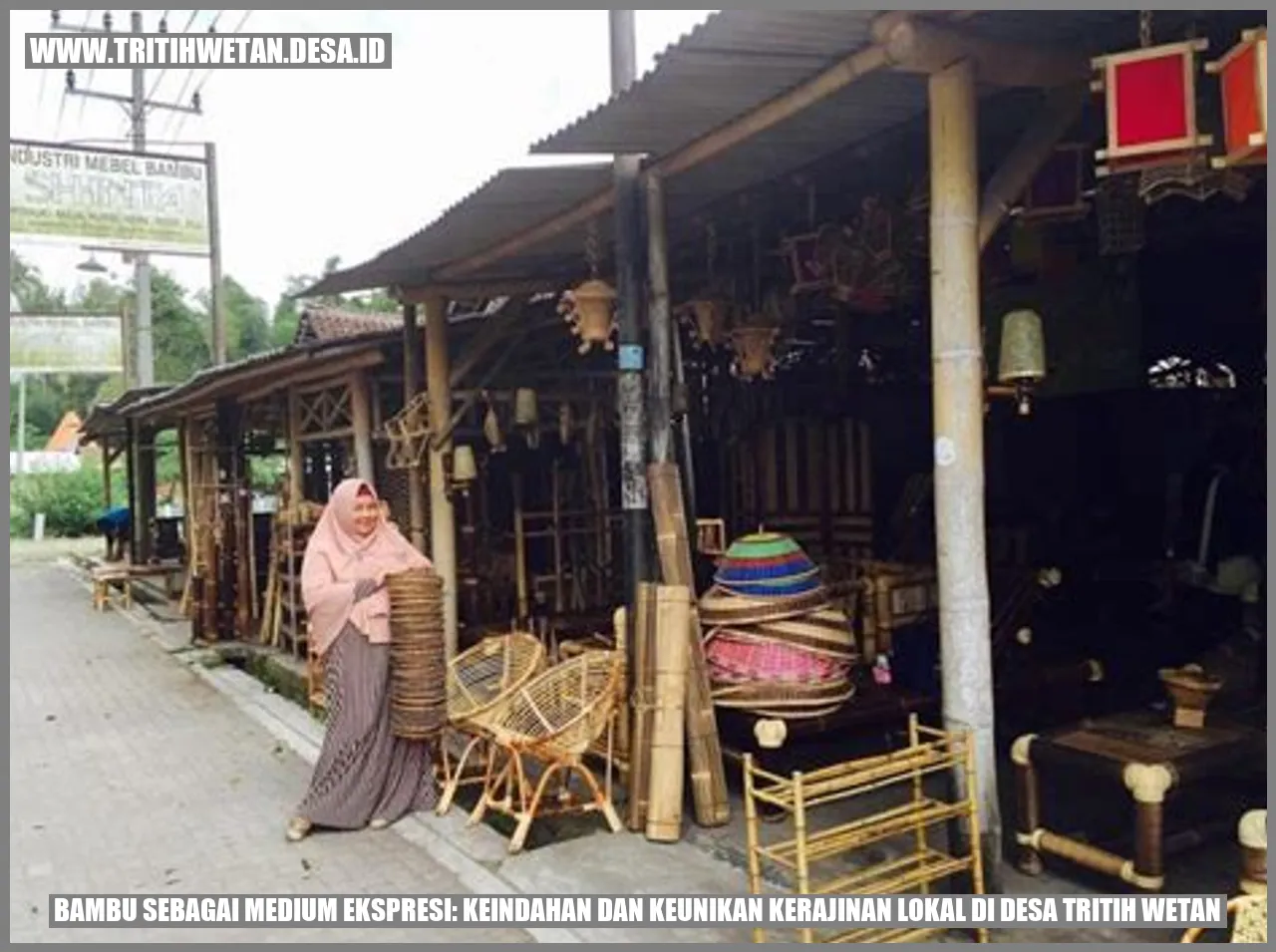 Bambu sebagai Medium Ekspresi: Keindahan dan Keunikan Kerajinan Lokal di Desa Tritih Wetan
