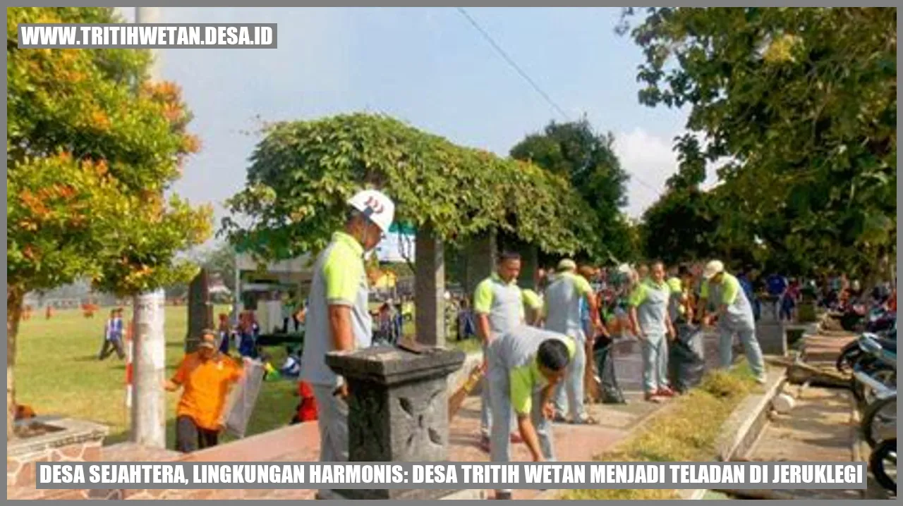 Desa Tritih Wetan di Jeruklegi