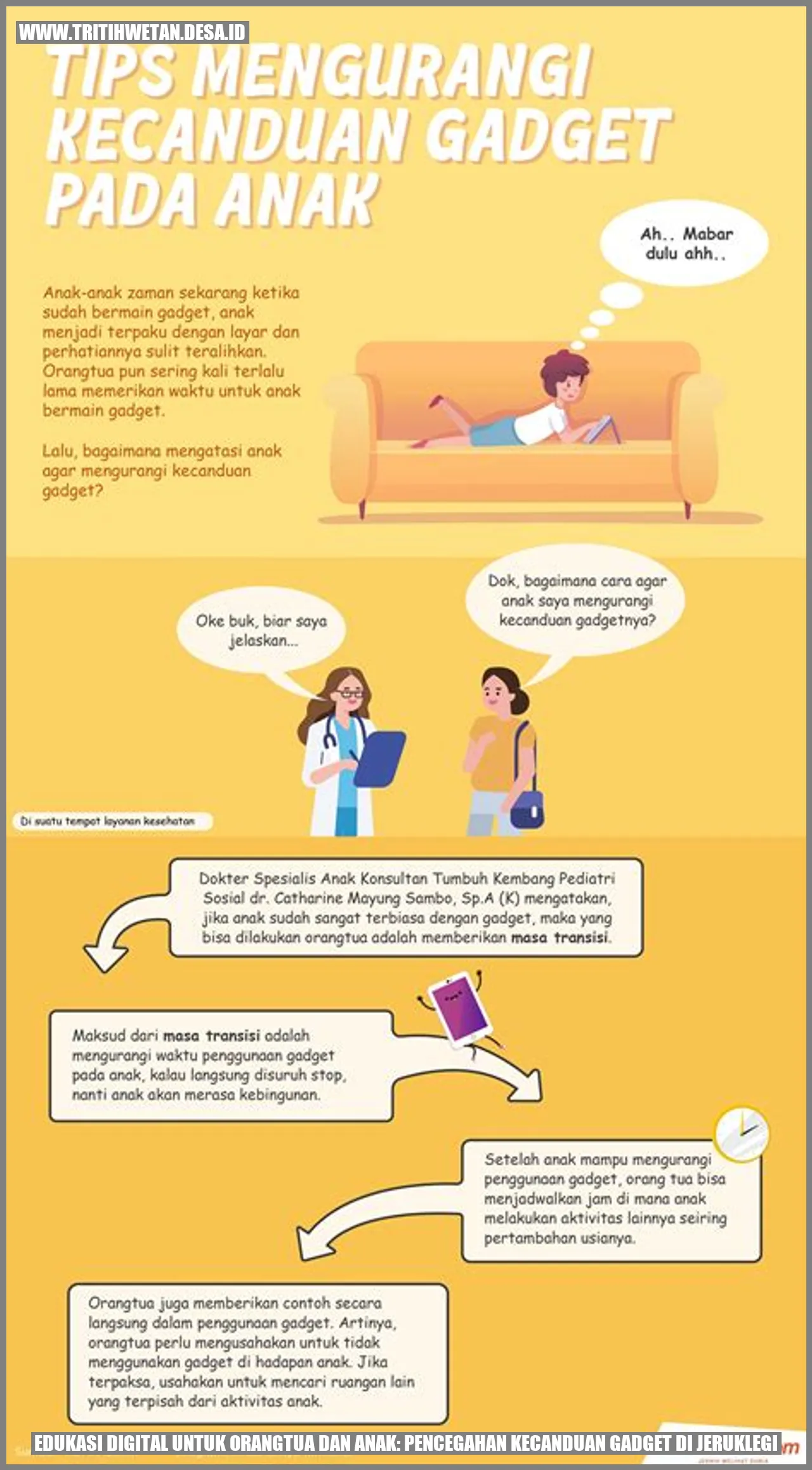 Edukasi Digital untuk Orangtua dan Anak: Pencegahan Kecanduan Gadget di Jeruklegi