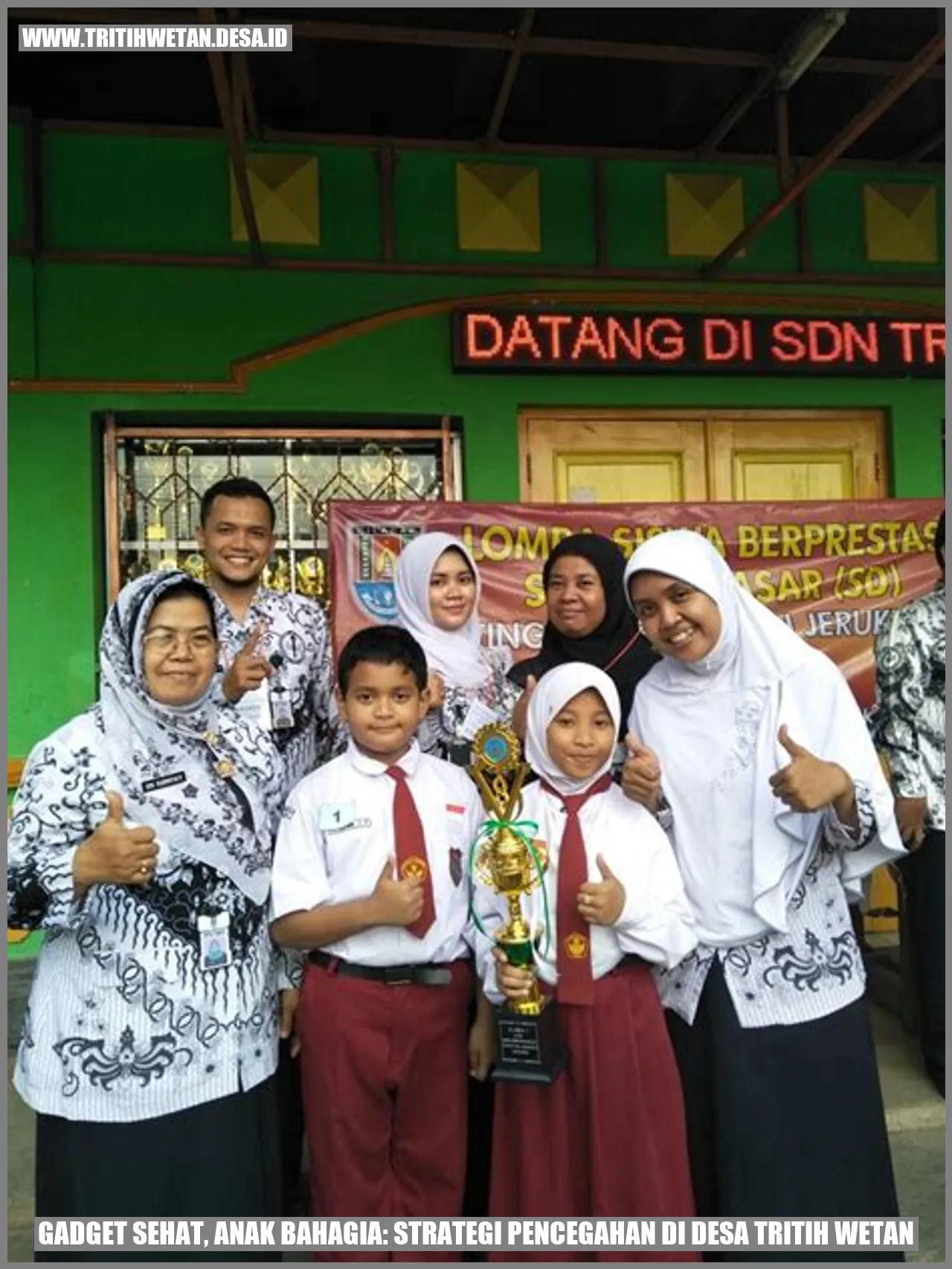 Gadget Sehat, Anak Bahagia: Strategi Pencegahan di Desa Tritih Wetan