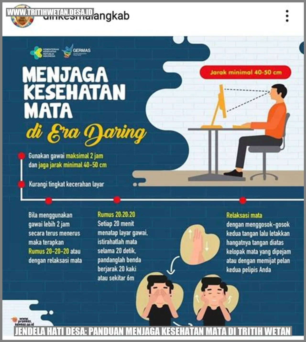 Jendela Hati Desa: Panduan Menjaga Kesehatan Mata di Tritih Wetan