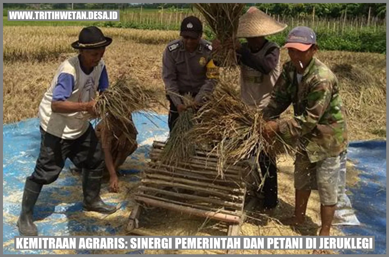 Kemitraan Agraris: Sinergi Pemerintah dan Petani di Jeruklegi
