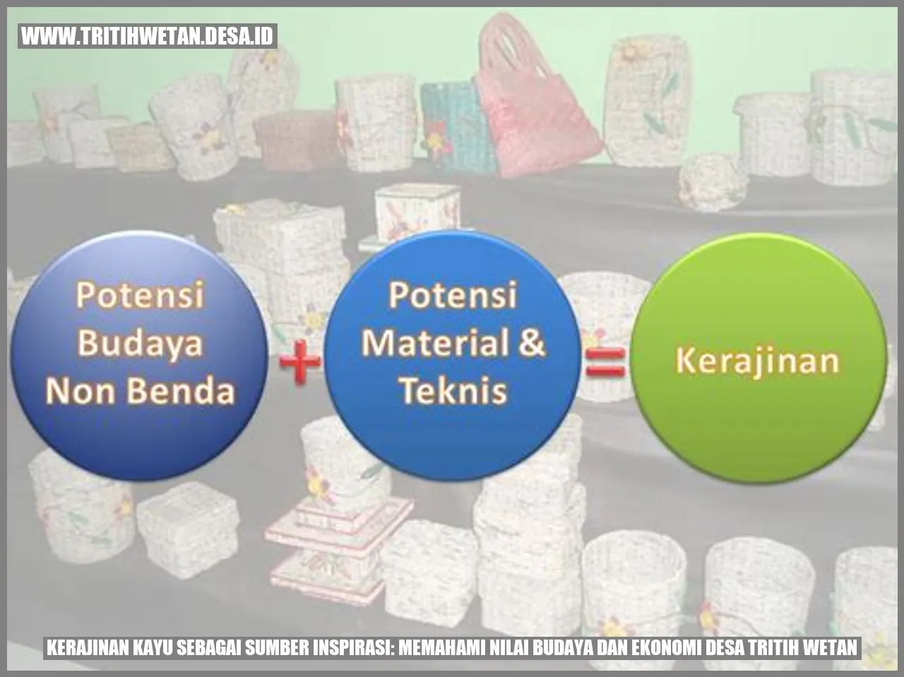 Kerajinan Kayu sebagai Sumber Inspirasi: Memahami Nilai Budaya dan Ekonomi Desa Tritih Wetan
