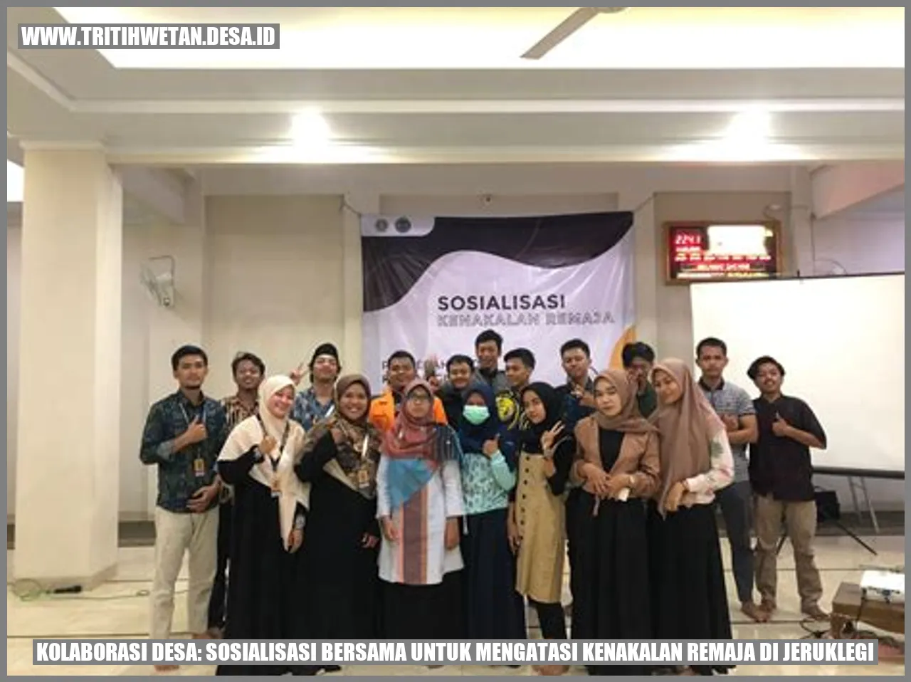 Kolaborasi Desa: Sosialisasi Bersama untuk Mengatasi Kenakalan Remaja di Jeruklegi