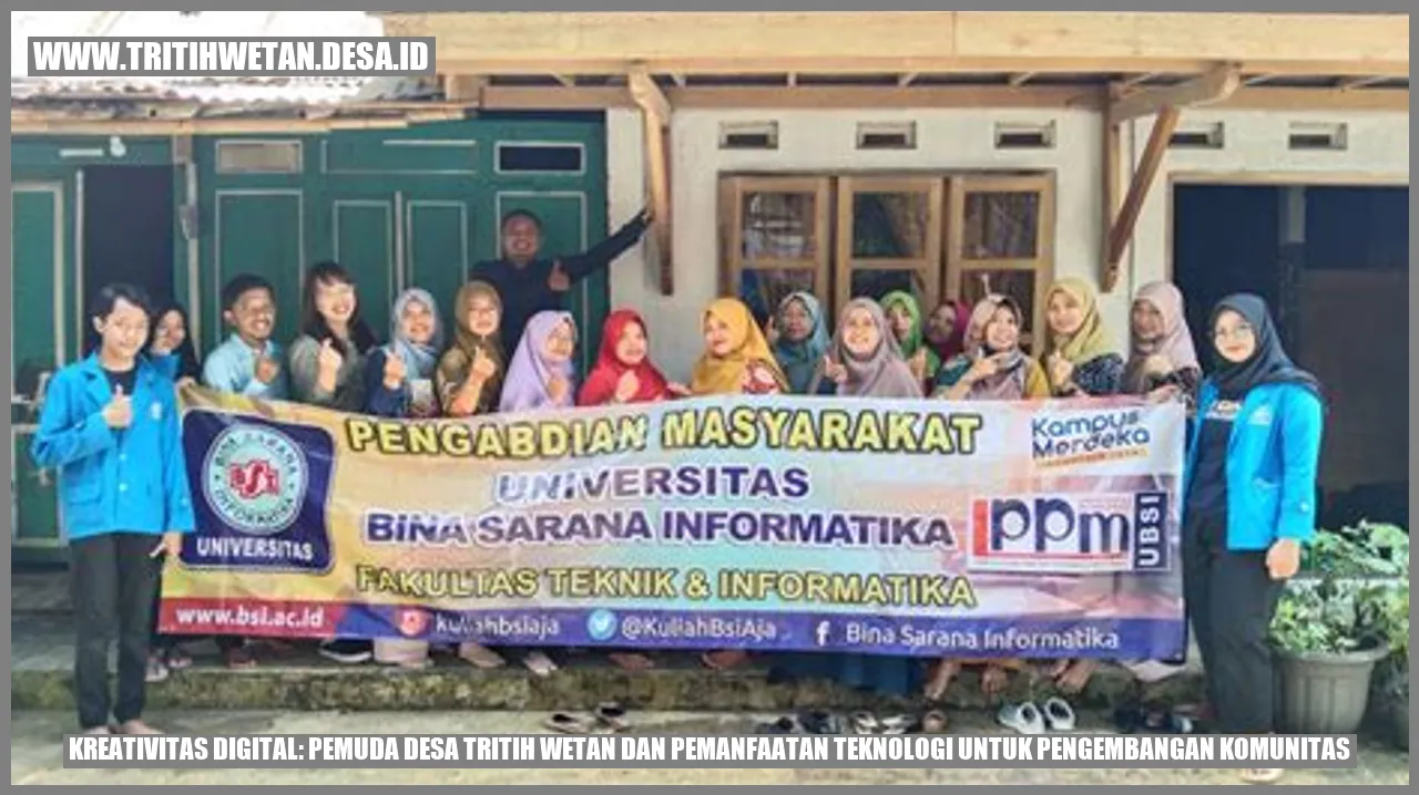 Pemuda Desa Tritih Wetan menggunakan teknologi untuk pengembangan komunitas