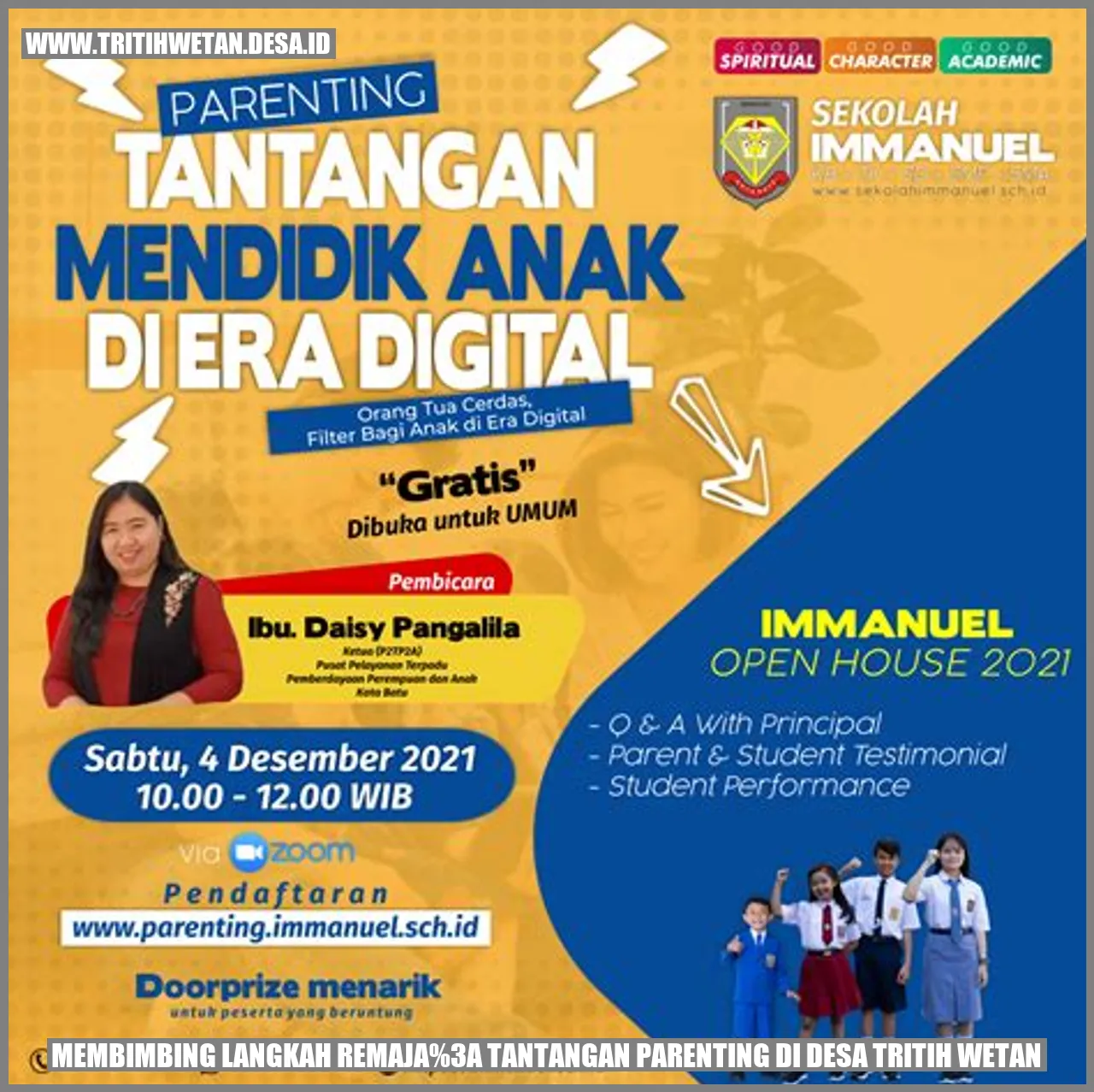 Membimbing Langkah Remaja: Tantangan Parenting di Desa Tritih Wetan