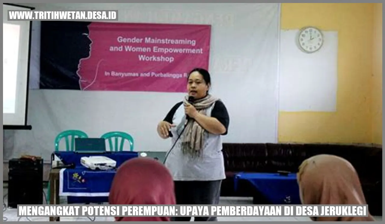 Upaya Pemberdayaan Perempuan