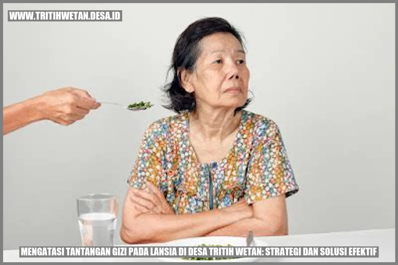Gambar: Lansia di Desa Tritih Wetan