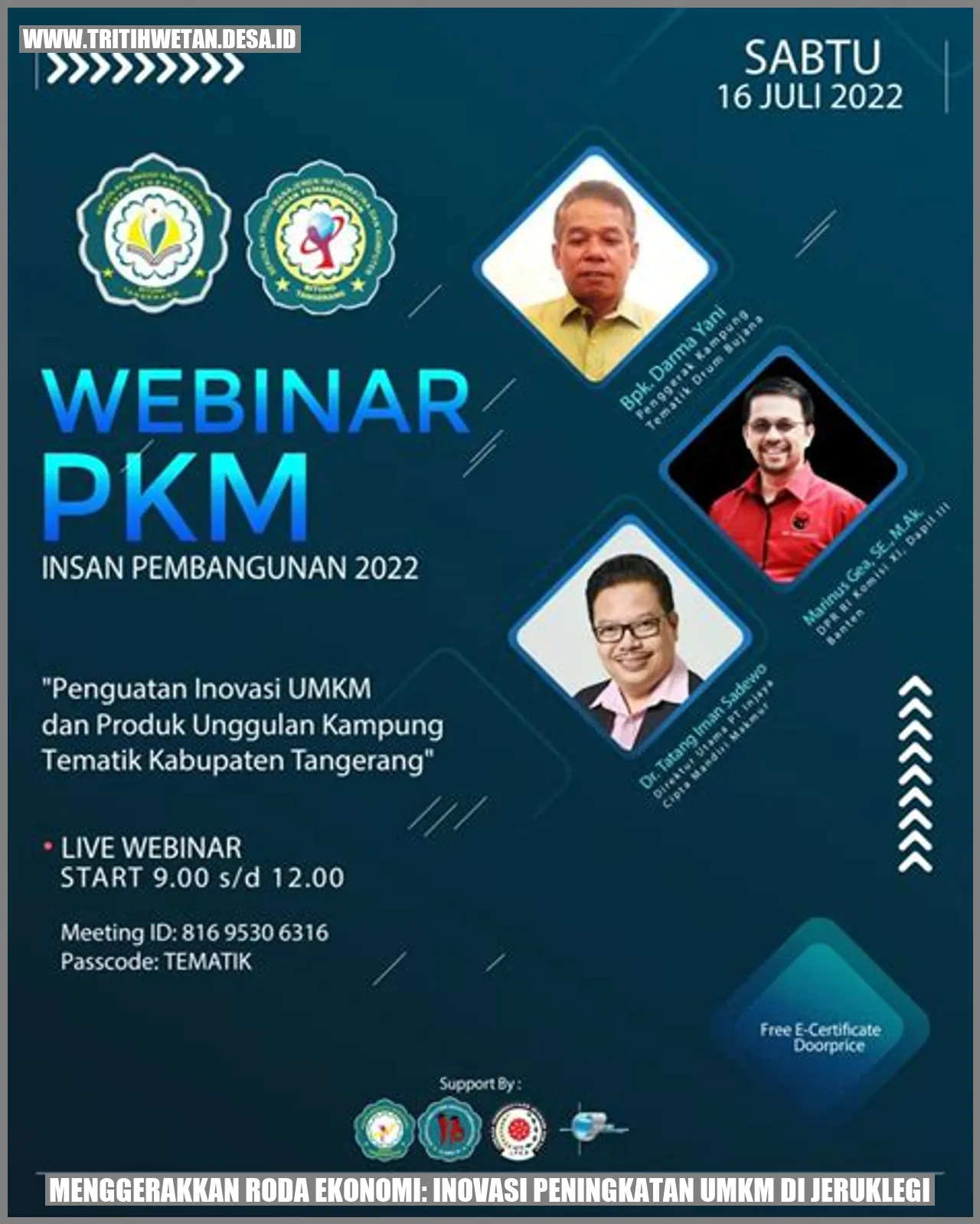 Menggerakkan Roda Ekonomi: Inovasi Peningkatan UMKM di Jeruklegi
