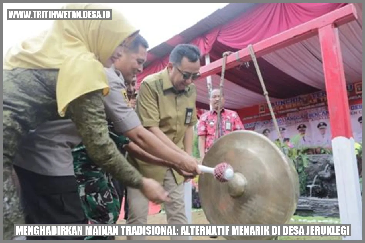 Mainan Tradisional di Desa Jeruklegi