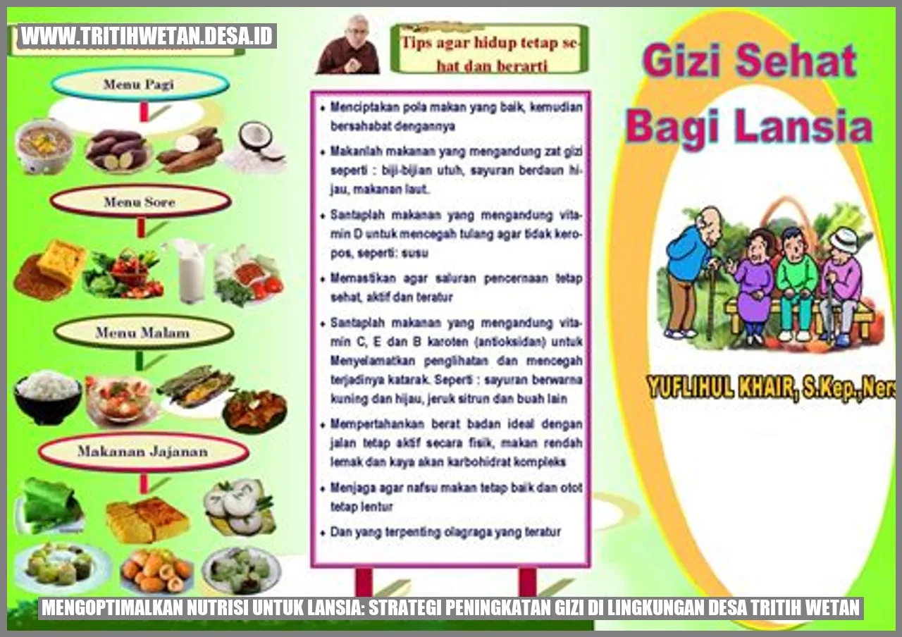 Mengoptimalkan Nutrisi untuk Lansia: Strategi Peningkatan Gizi di Lingkungan Desa Tritih Wetan