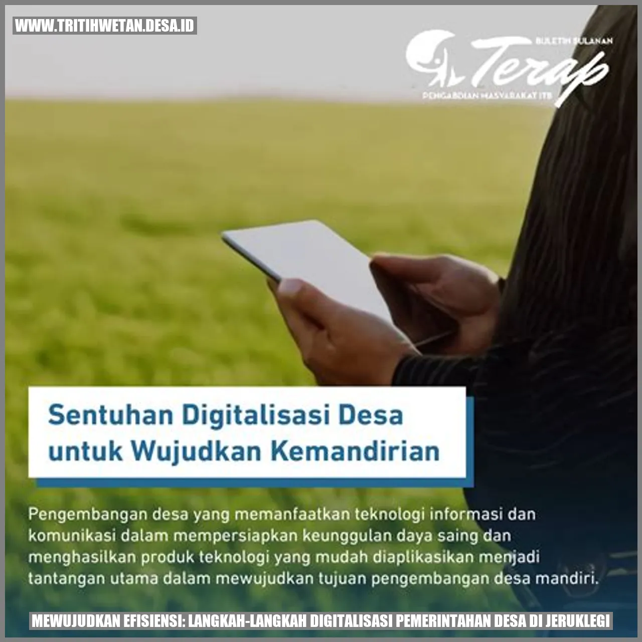 Gambar Digitalisasi Pemerintahan Desa di Jeruklegi