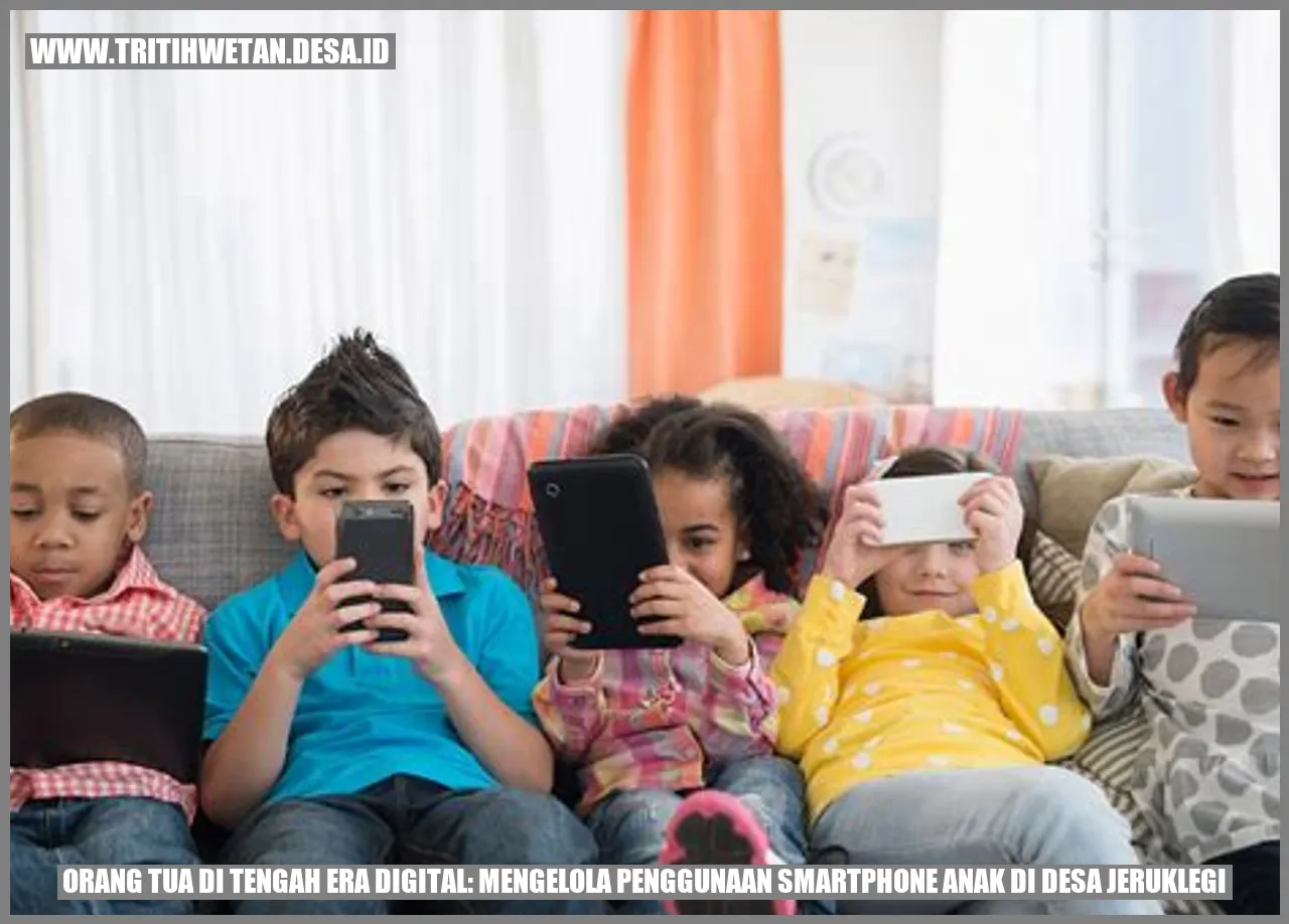 Orang Tua di Tengah Era Digital: Mengelola Penggunaan Smartphone Anak di Desa Jeruklegi