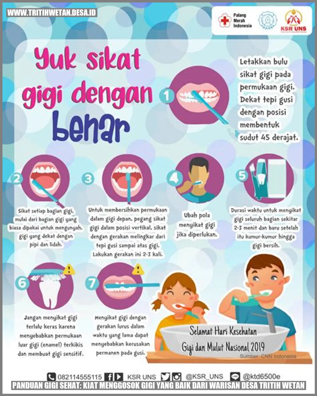 Panduan Gigi Sehat: Kiat Menggosok Gigi yang Baik dari Warisan Desa Tritih Wetan