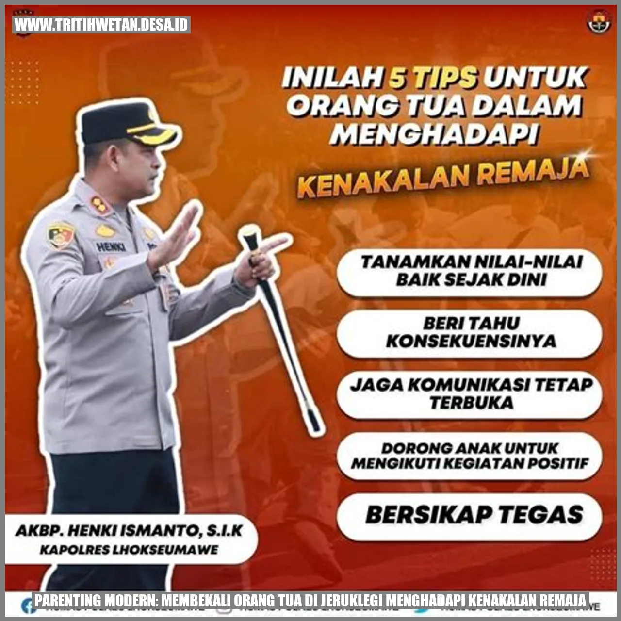 Parenting Modern: Membekali Orang Tua di Jeruklegi Menghadapi Kenakalan Remaja