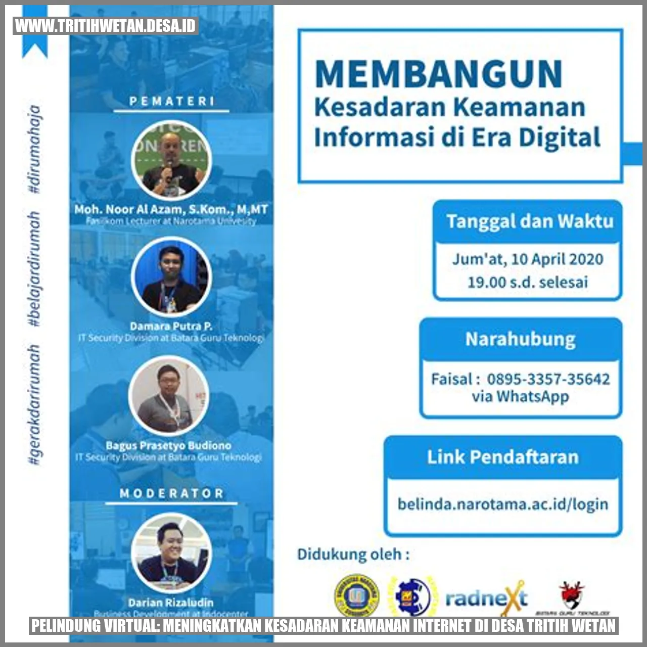 Ilustrasi kesadaran keamanan internet
