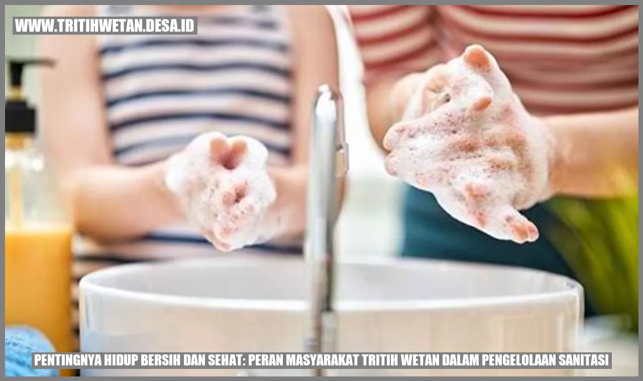 Masyarakat Tritih Wetan menjaga kebersihan sanitasi