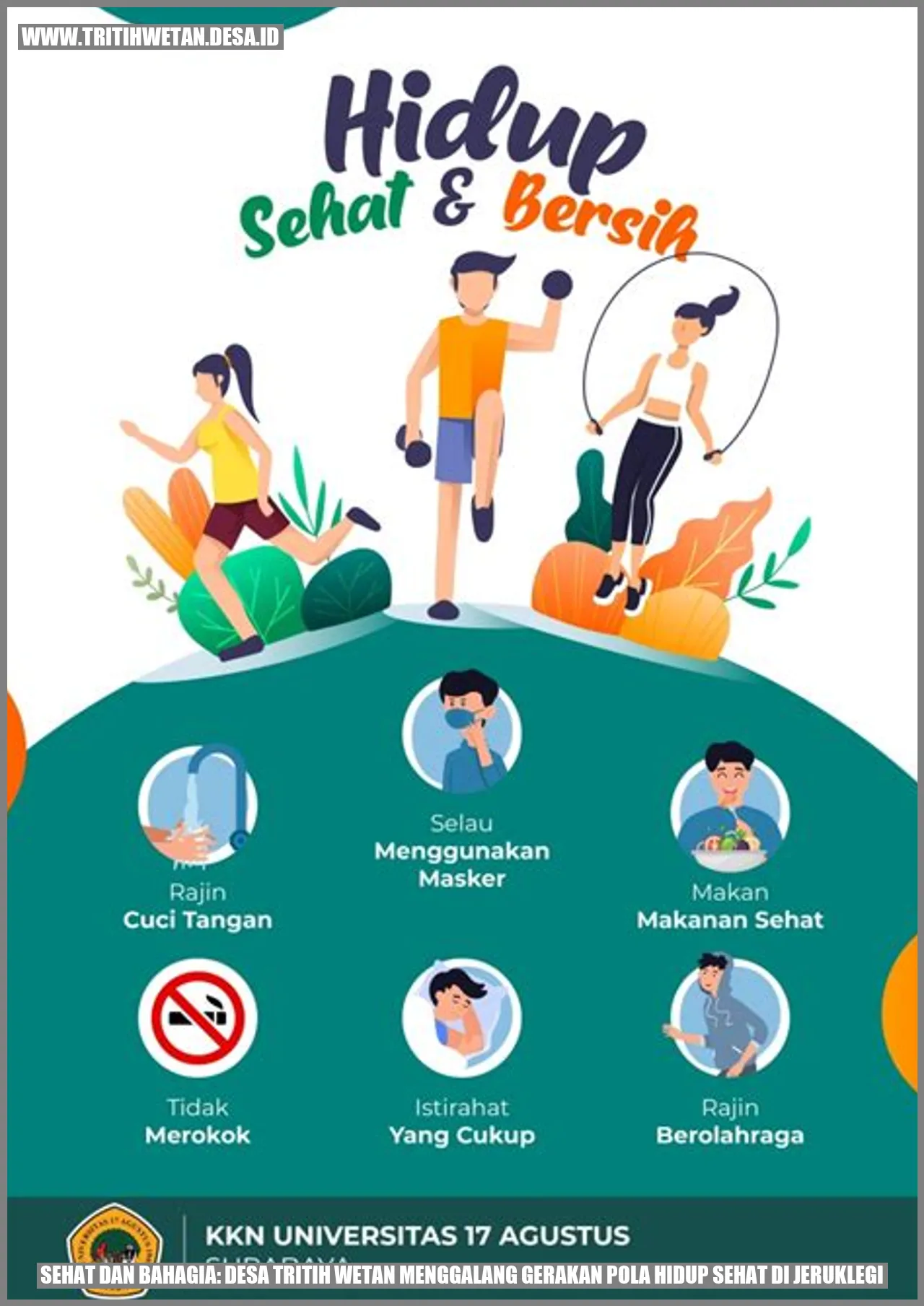 Gerakan Pola Hidup Sehat di Desa Tritih Wetan