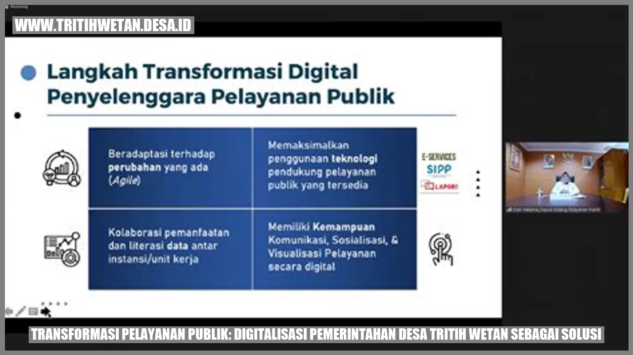 Transformasi Pelayanan Publik: Digitalisasi Pemerintahan Desa Tritih Wetan sebagai Solusi